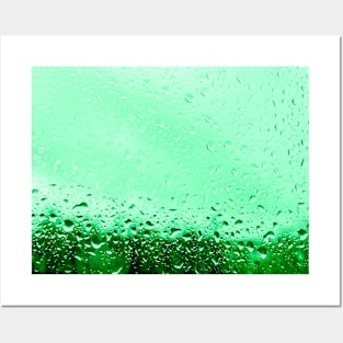 Green rain Posters and Art